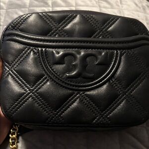 Tory Burch Black Quilted Crossbody